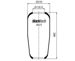 Black Tech RL9824 - Fuelle Suspension   VOLVO FH