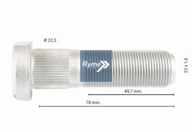 RYME 0414260 - PERNO RUEDA SAF M22X1.5 L78 DRACOMET