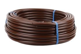 Cofan 90016017 - TUBO 25M RIEGO GOTEO MARRON (GOTERO A 0,33M) Ø16MM